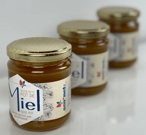 miel du rucher que soutien l'entreprise de nettoyage Suisse eco2net SA