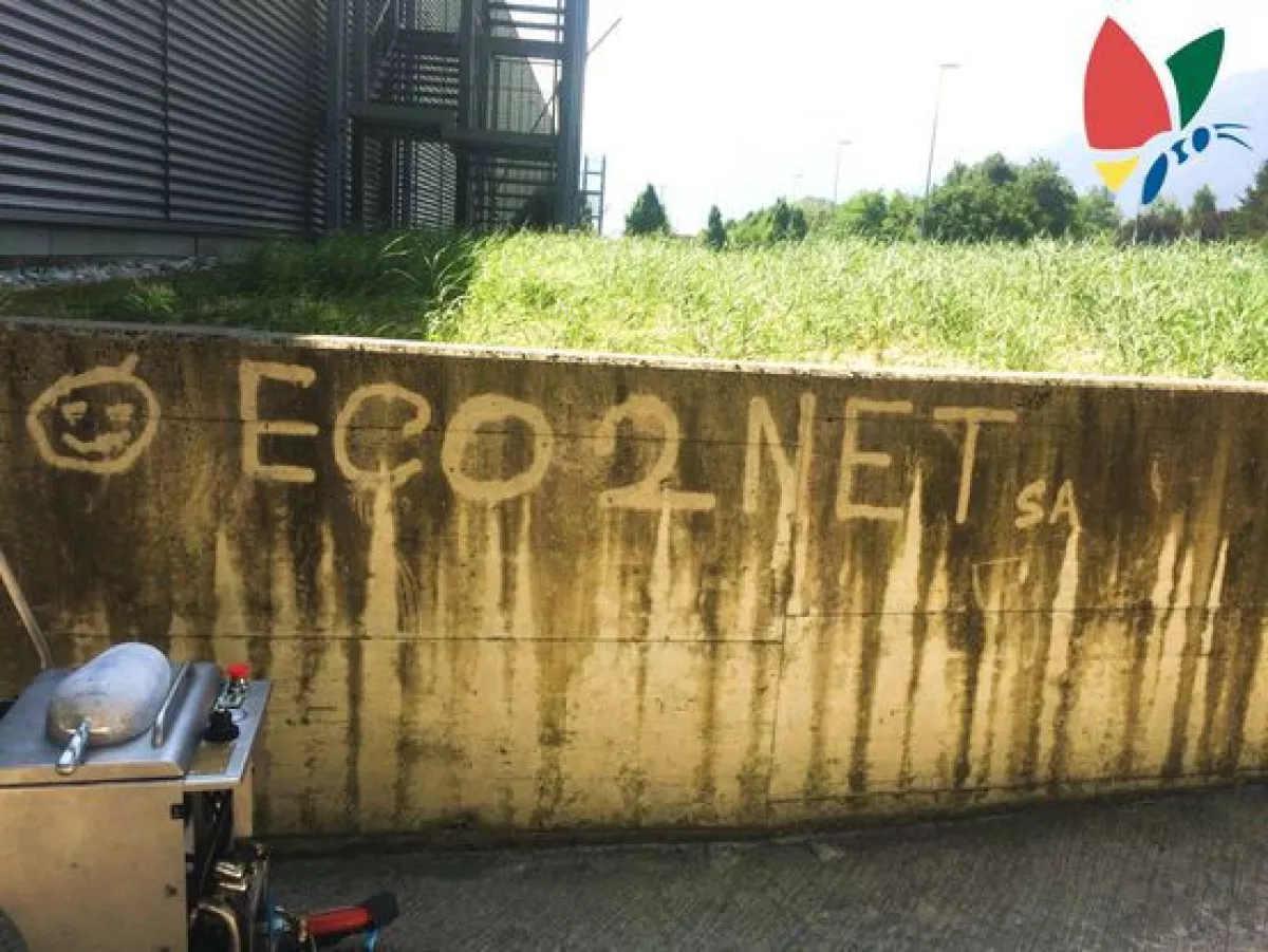 nettoyage de façade par l'entreprise de nettoyage eco2net SA